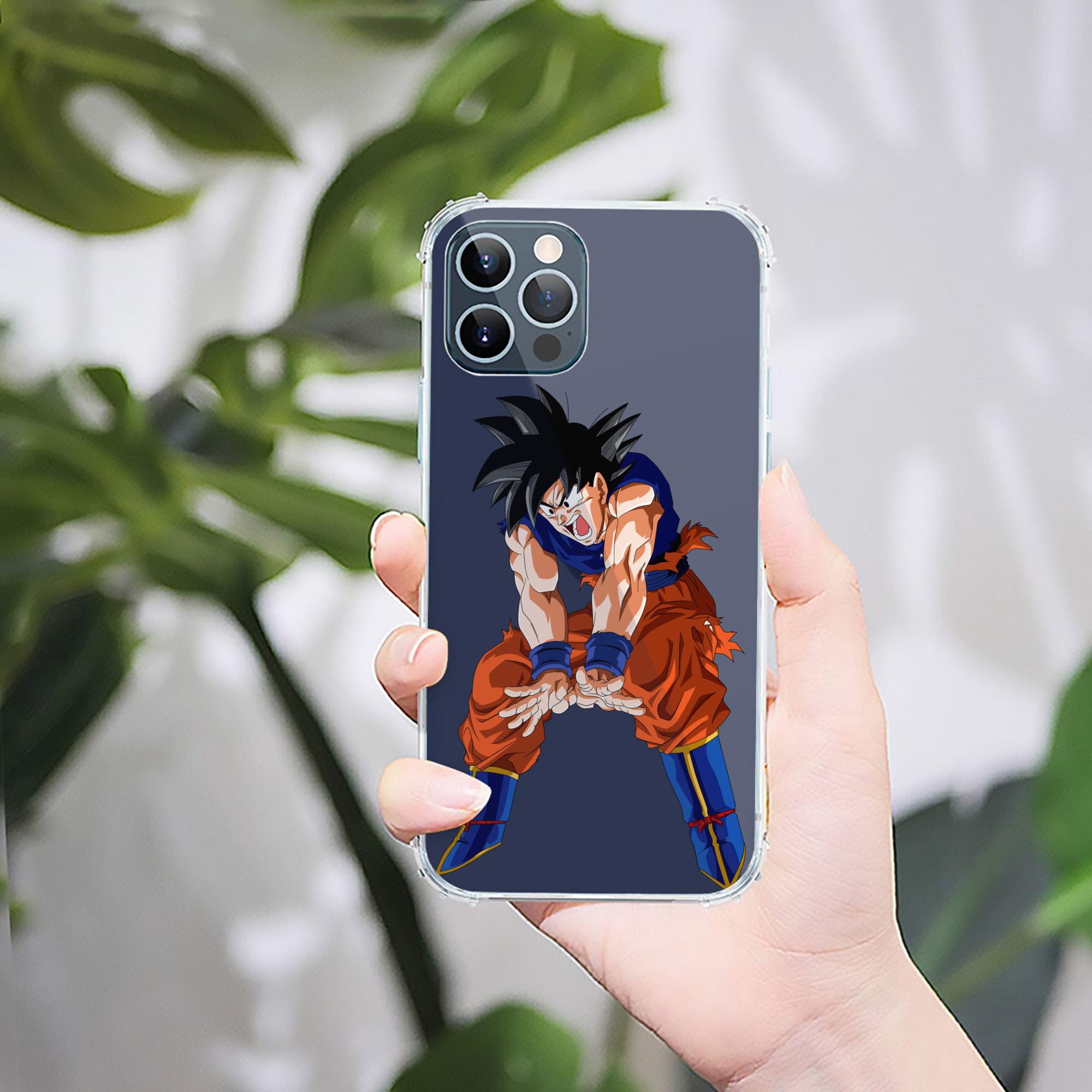 （画像用） ドラゴンボール 孫悟空（そん ごくう）Son Goku カカロット DRAGON BALL Kakarotto 【iPhone 12シリーズ対応】透明スマホケース（クリアソフトケース）
